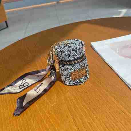 Diamond Sparkle Mini Bag Keychain | Rhinestone Coin Purse & Earbud Case | Luxury Glitter Handbag Charm for Women & Girls