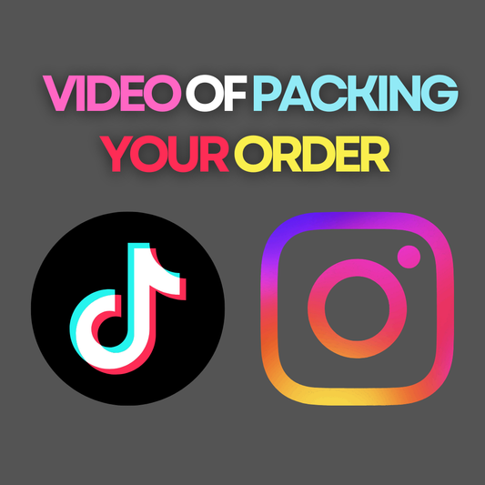 Add-On: Video of Packing Your Order | Social Media Feature